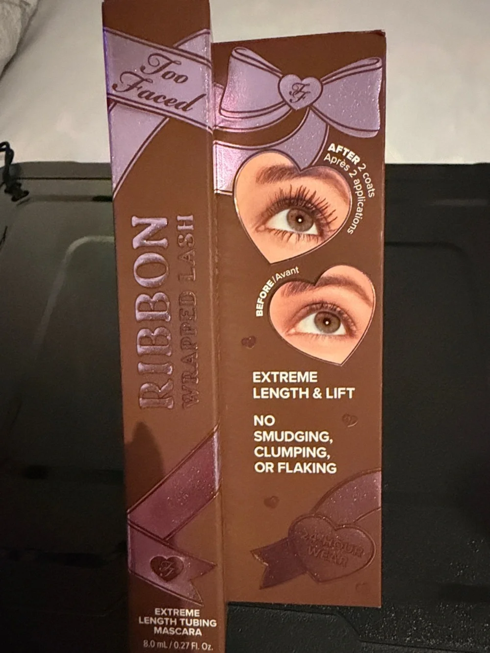 Too Faced Ribbon Wrapped Lash Mascara — warm Brown